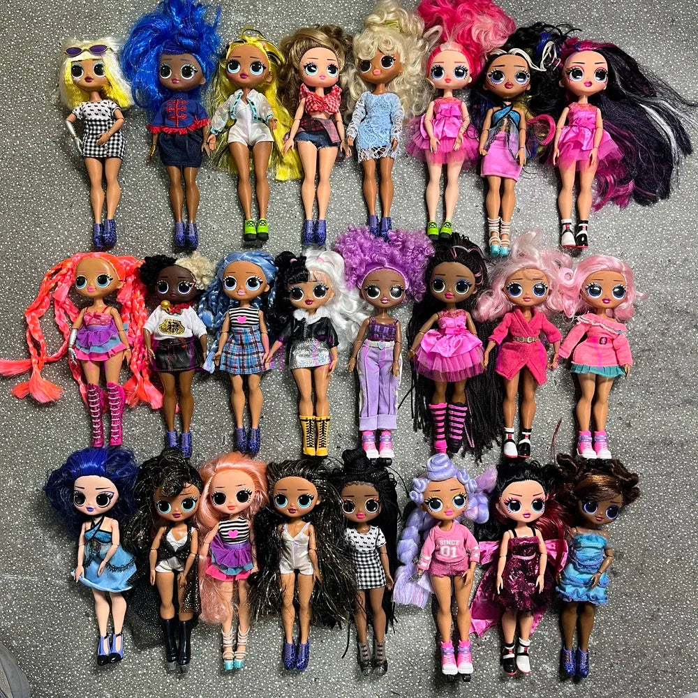 Original 24cm OMG multi-style big sister fashion dressup girl DIY holiday gift doll toy