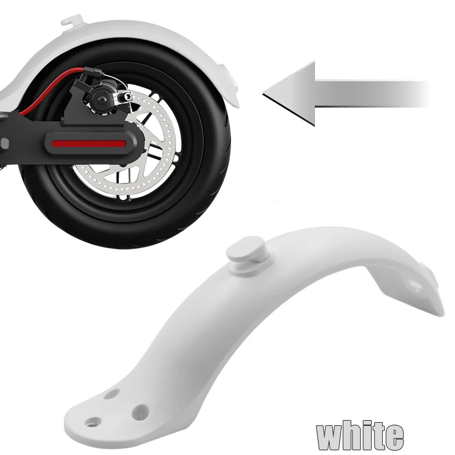 For Xiaomi Mijia MI M365 1S M187 Pro E-Scooter Tire Splash Fender with Rear Taillight Front Back Guard Mudguard screw line Parts