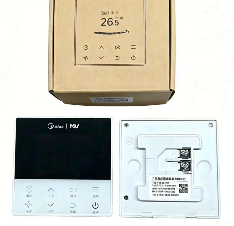 New Midea remote control supports TR V8 color screen remote controller WDC3-86T wifi 17317100008676 KJR-86S KJR-86T5/BK wifi