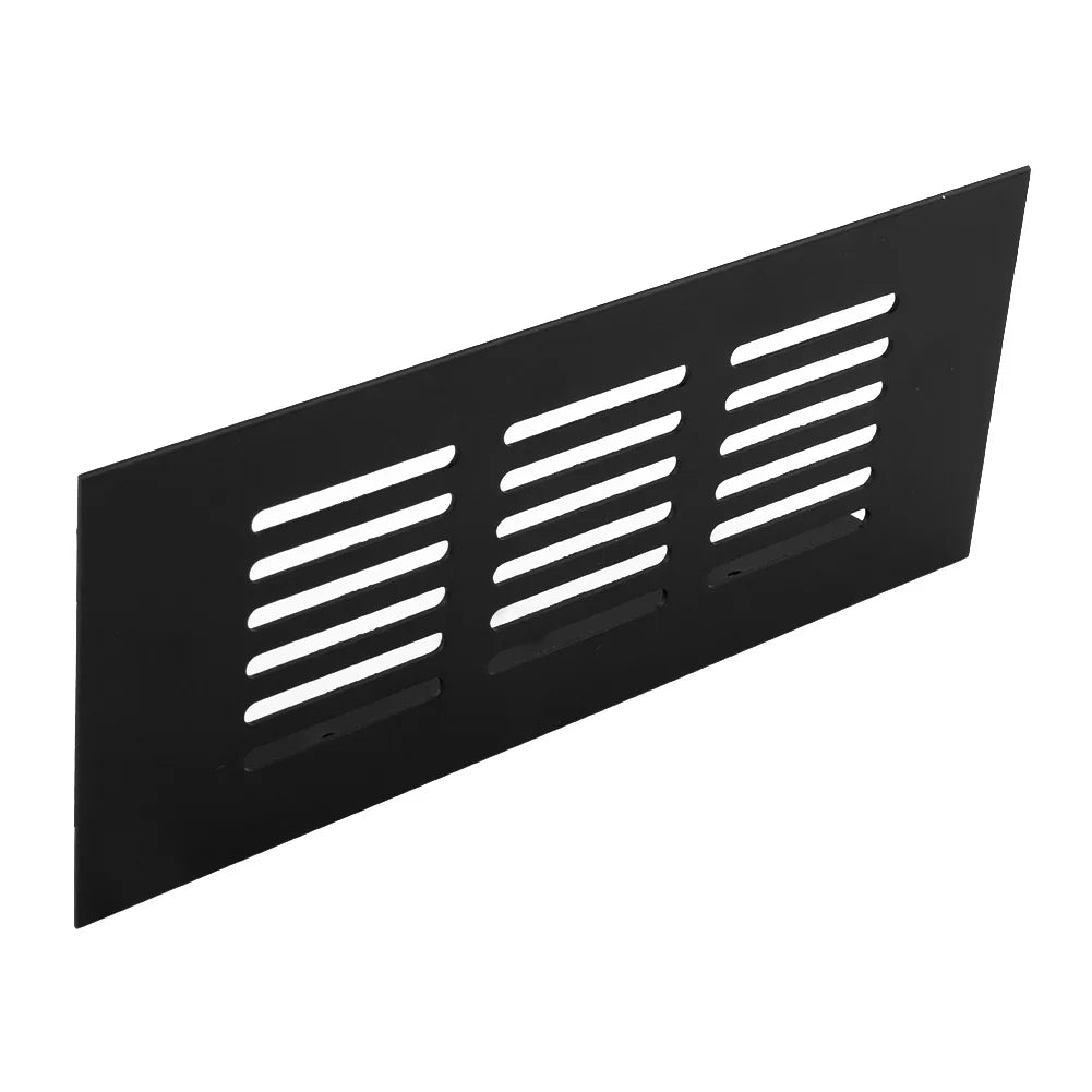 60mm Aluminium Rectangular Cabinet Wardrobe Air Vent Grille Ventilation Cover