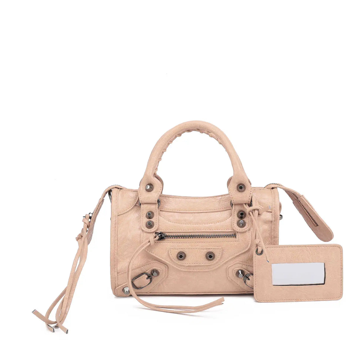 Luxury Designer City Motorcycle Shoulder Tote Bag for Women Large Capacity Autumn Winter Handbag Crossbody Stylish Women's Bag