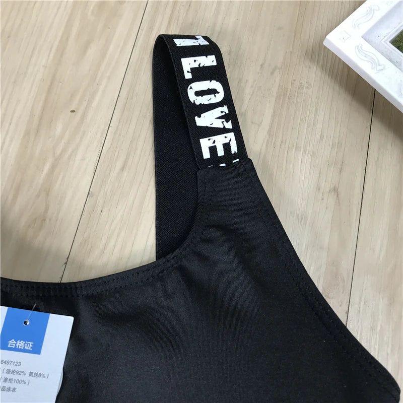 Large Size Women's Swimsuit Tee-Piece Set Conservative Bikini Spor Student Little Fraance Sle Teenage Girl Flat Footwear