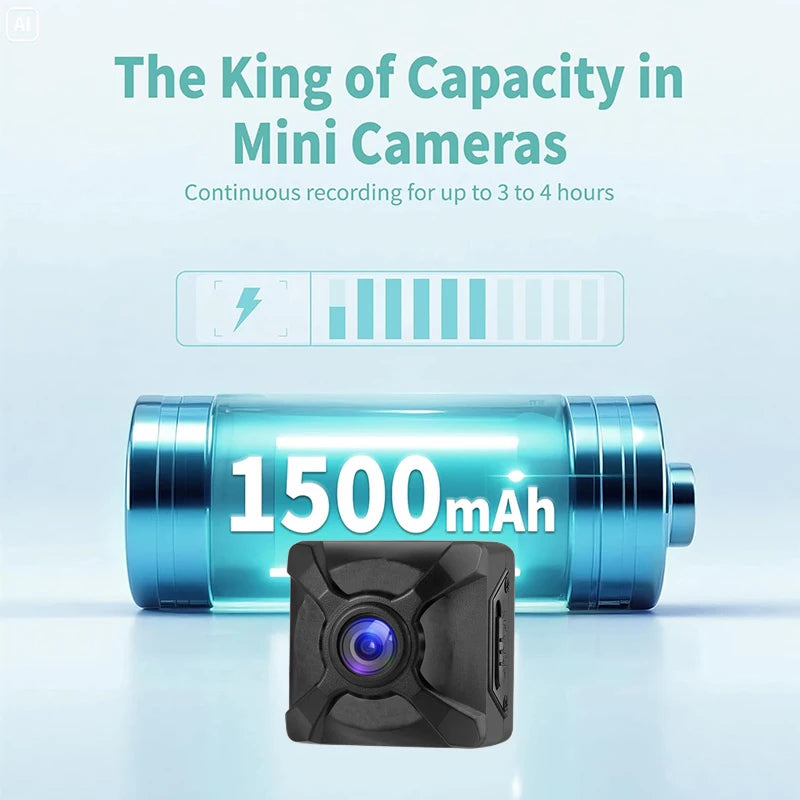 New X5 1080P Mini WiFi Camera Wireless Remote Monitor Rechargeable Motion Detection Portable Camcorder Home Security Camera
