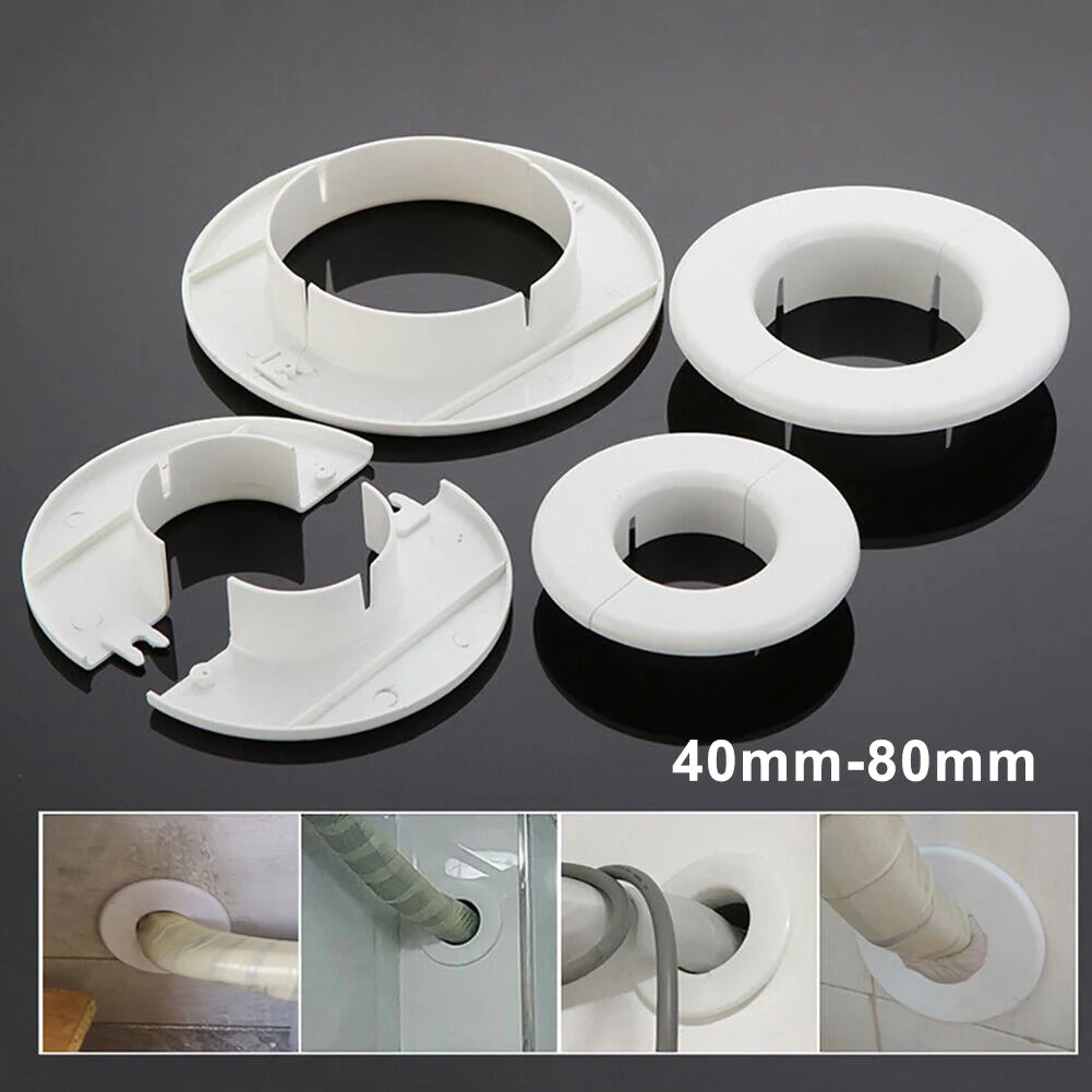 40/50/60/70/80mm Air Conditioning Pipes Hole Cover Rosette Cable Entry Cable Passage Hole Cover Home Hardware