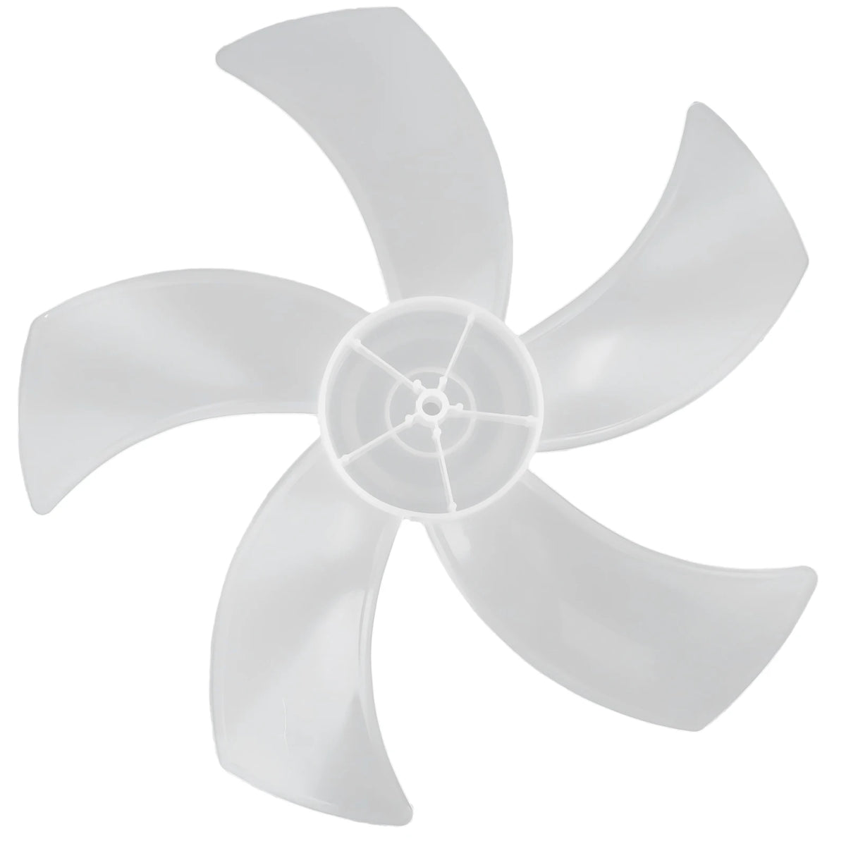 Replacement Fan Blade for 16 Inch Household Stand or Desk Fans 5 Leaves Plastic Blade with Nut Cover Offering Use