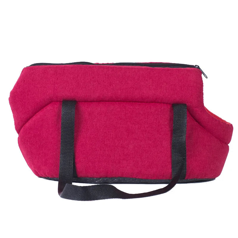 Collapsible Single Shoulder Pet Bag Pet Outdoor Backpack Double Shoulder Bag Dog Cat Crossbody Bag Car Ventilated Pet Backpack