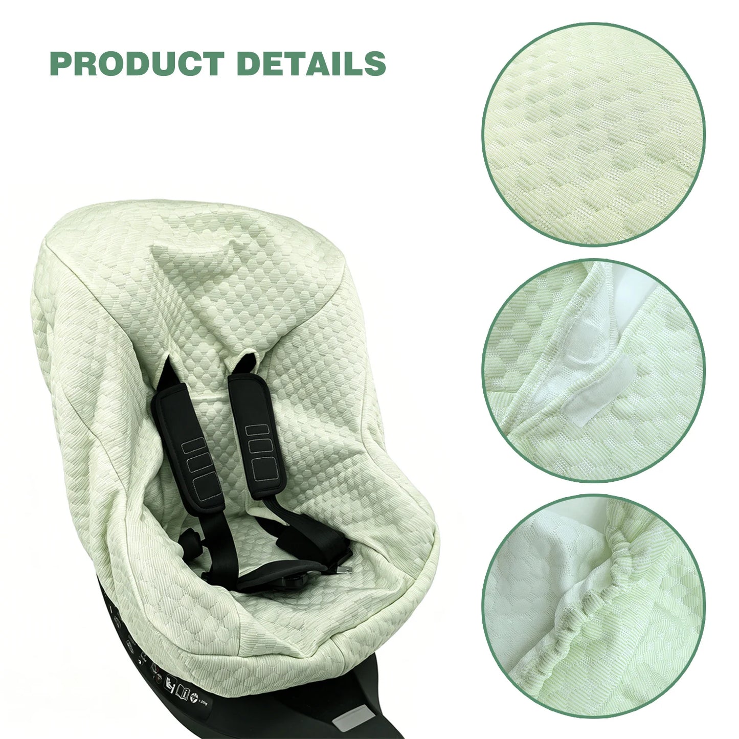 Baby Car Seat Cover, Car Seat Cover, Car Seat Cover for Children's Cars, Soft and Comfortable, Unisex