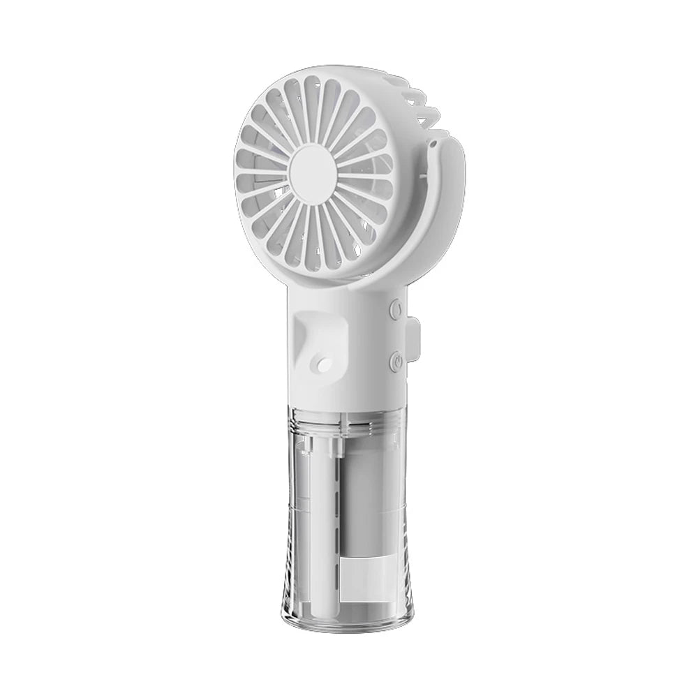 Portable Fan Mini Handheld Humidifier Fan USB Rechargeable Portable Handheld Mist Fan with Humidifier Mini Water Spray Hand Fans