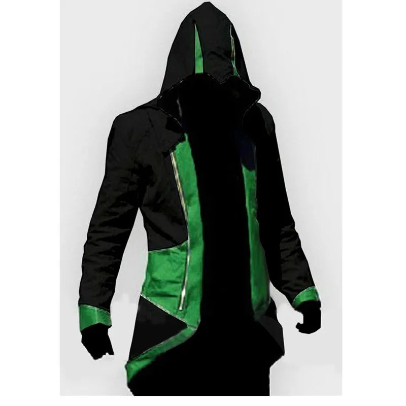 Halloween Steampunk Clothes Cosplay Movie&tv Costume Adult Men Dress Up Party Streetwear Hoodie Jacket Outwear Coats Hoodies