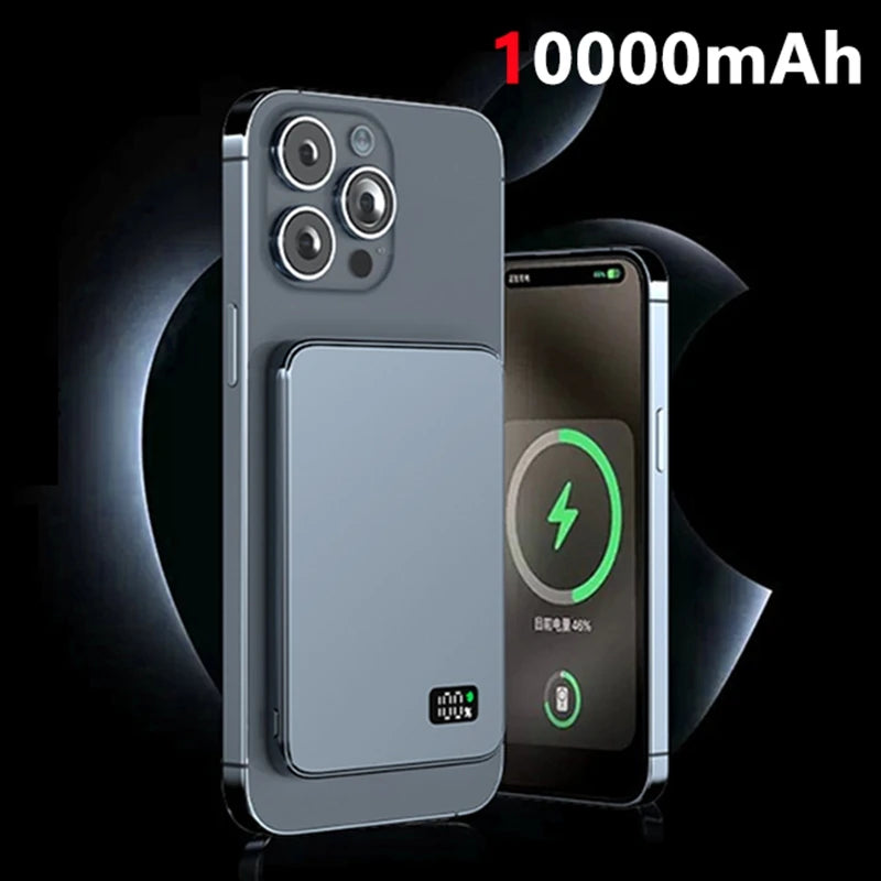 Lenovo 30000mah High-capacity Magnetic Wireless Fastcharging Powerbank Lightweight Portable For Air Travel With External Battery
