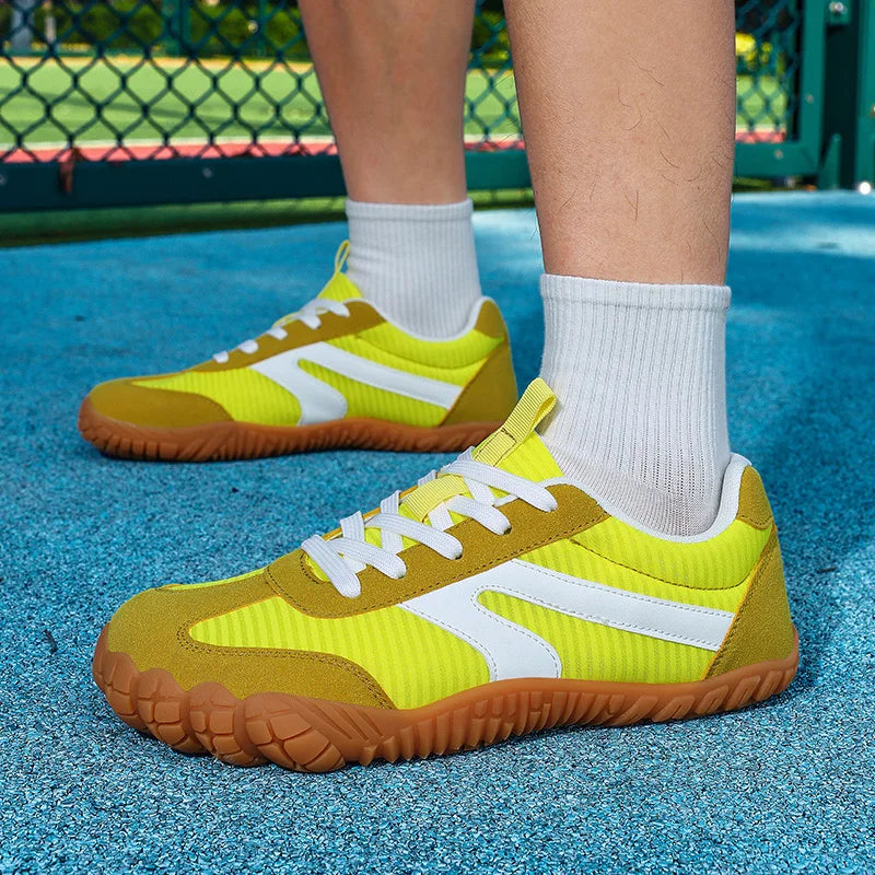 New Wide-toe Men's Shoes Casual Soft Sole Wide-Toe Shoes Walking Sneakers Breathable Mesh Comfortable Barefoot Shoes Big Size 48