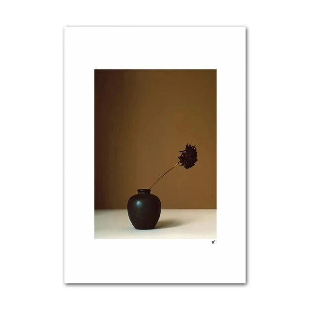 Abstract Minimalism Lemon Vase Geometric Wall Art Posters Prints Nordic Canvas Painting Wall Pictures for Living Home Decor