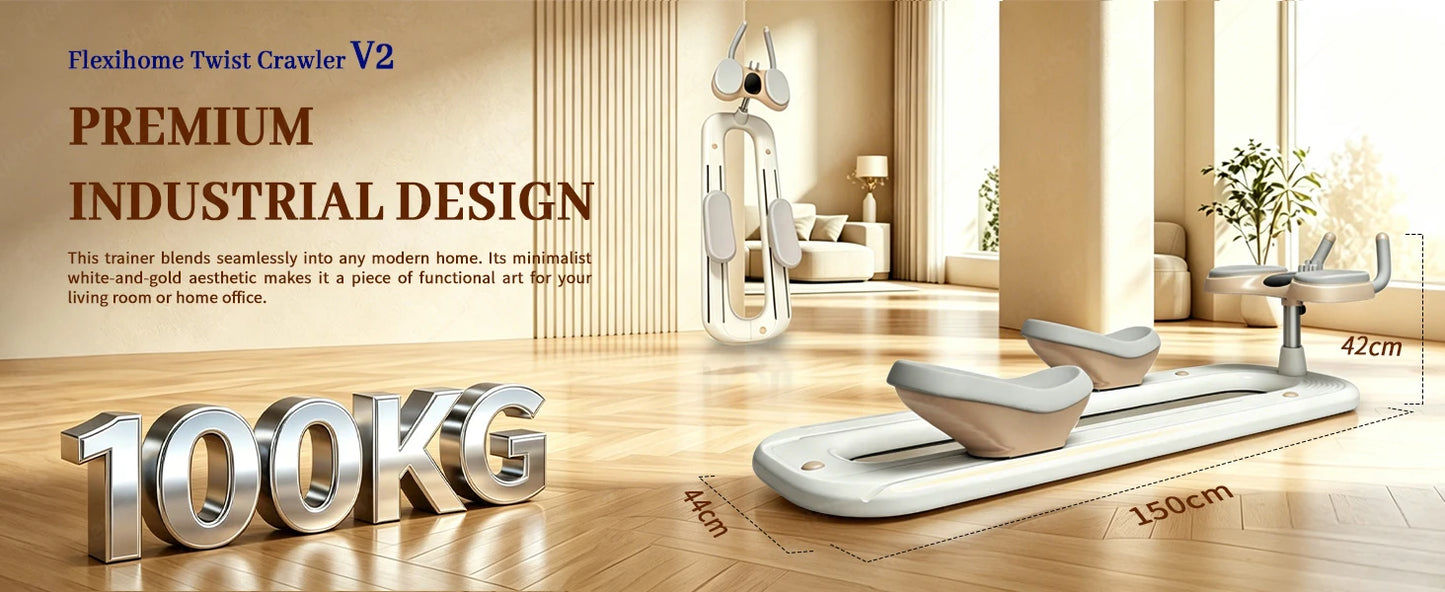 Flexihome Twist Crawler V2 Home Workout Spine Twist Stretcher Back Pain Relief Posture Correction Body Fitness Device