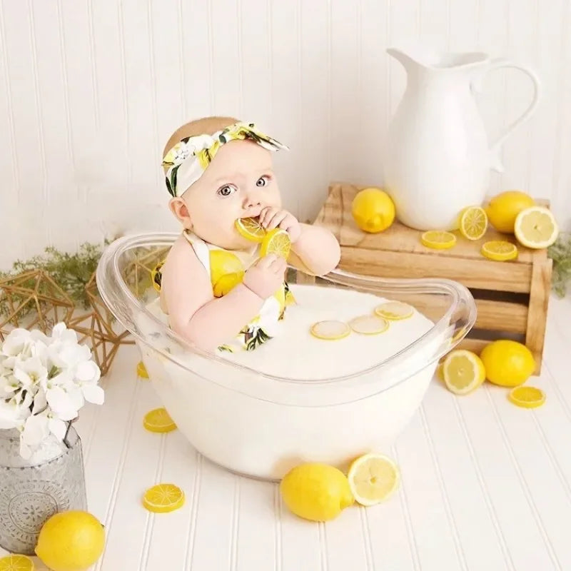 Newborn Photography Props Transparent Bathtub Bucket Baby Photography Furniture Boy Girl Boy Fotografie Accessoires Posing Props