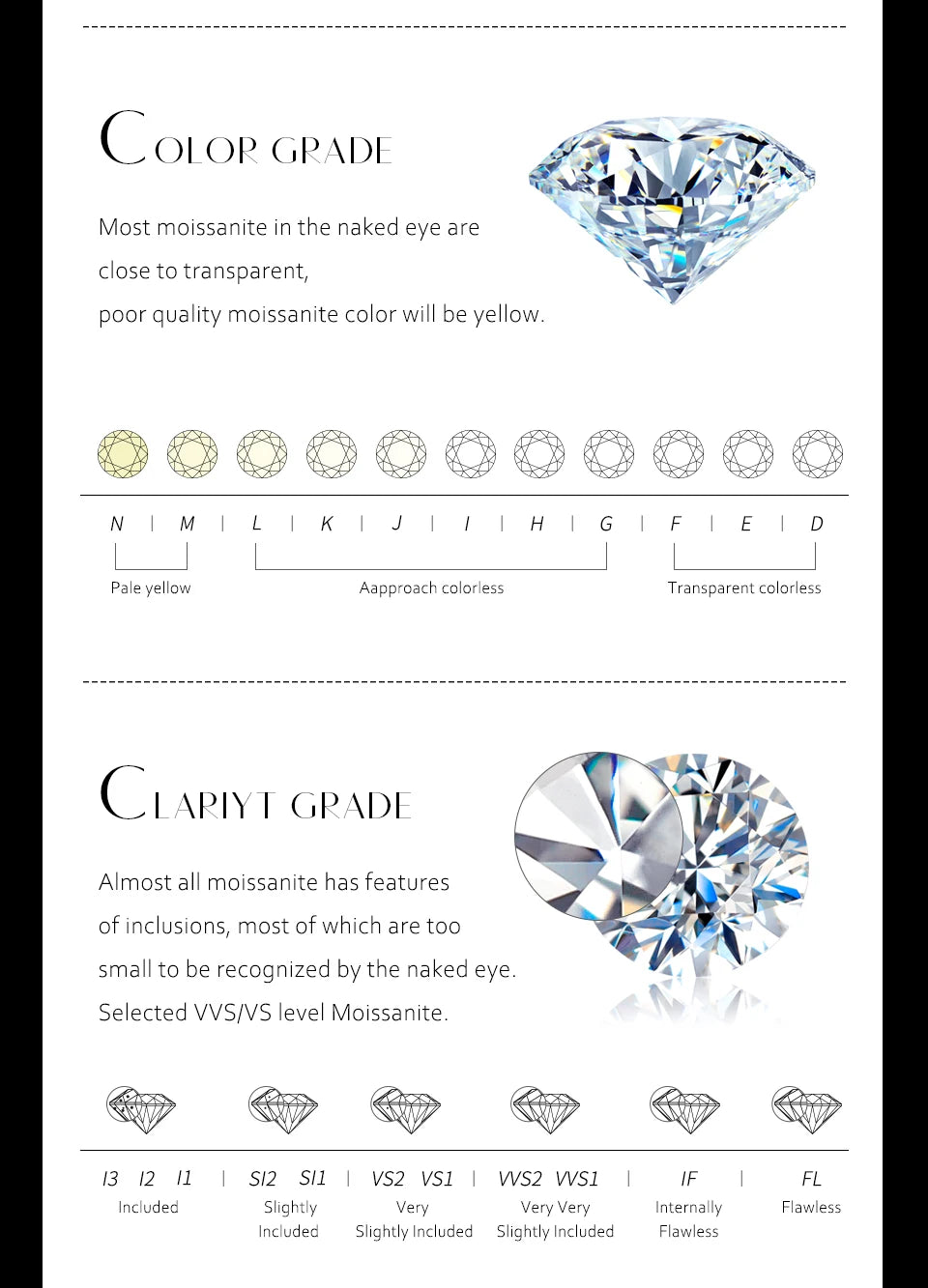 ATTAGEMS Top Quality Moissanite Diamond Necklace for Women Solid 10k 14k 18k Yellow Gold Penant Fine Jewelry Gifts Wholesale New
