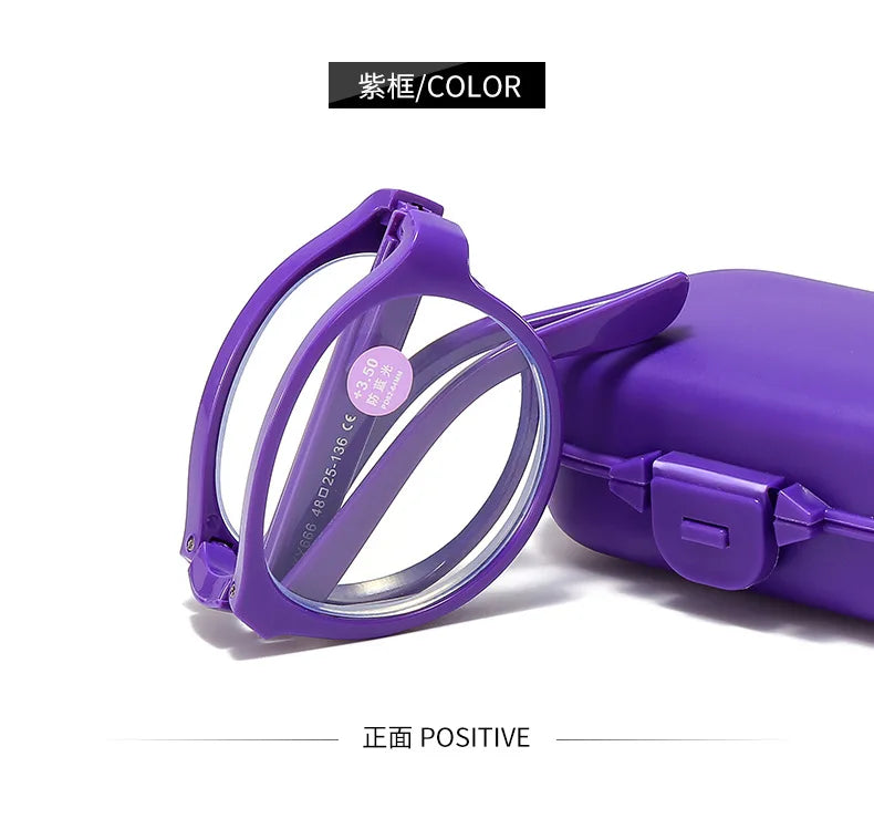 New Folding Reading Glasses Men women Anti Blue Light Presbyopia Eyeglasses Computer Eyewear with +1.5 +2.0 +2.5 +3.0 +3.5