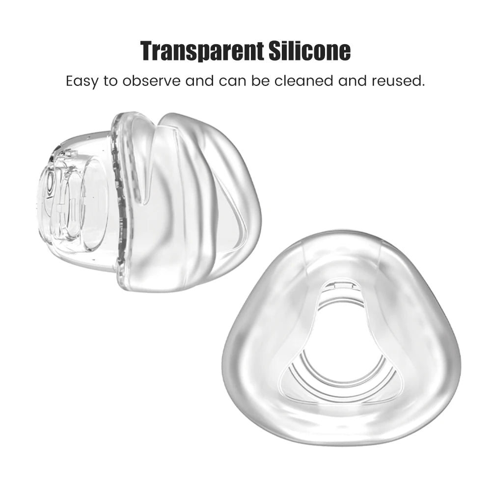 Universal CPAP Sleep Masks Nasal Mask Silicone Anti Snoring Masque Soft and Sealed CPAP Mask CPAP Accessories Health Care Tools