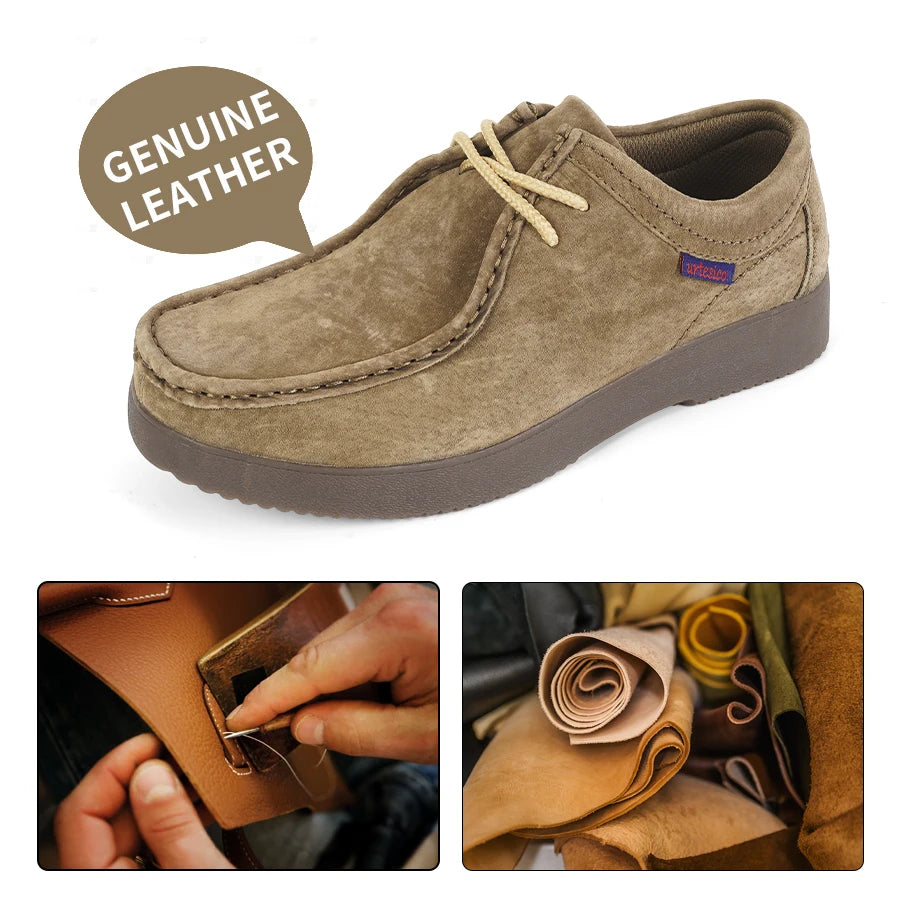Men's Premium Leather Hand-Sewn Shoes Fashionable Casual  Loafers Shoes Elegant Mocasins Man Shoes,Suit For Daily Wear&Working