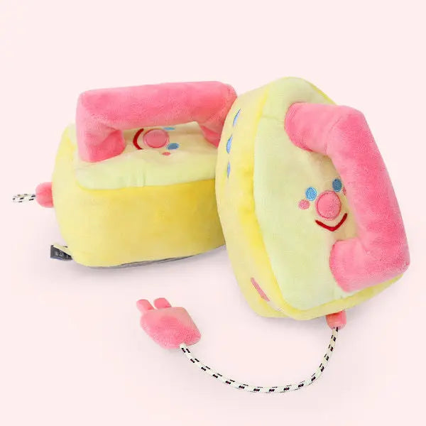 1/pice Cute INS Puppy Housekeeping Series Plush Pet Sounding Toy Washing Machine Iron Hair Dryer Pet Food Hiding Funny Dog Toys