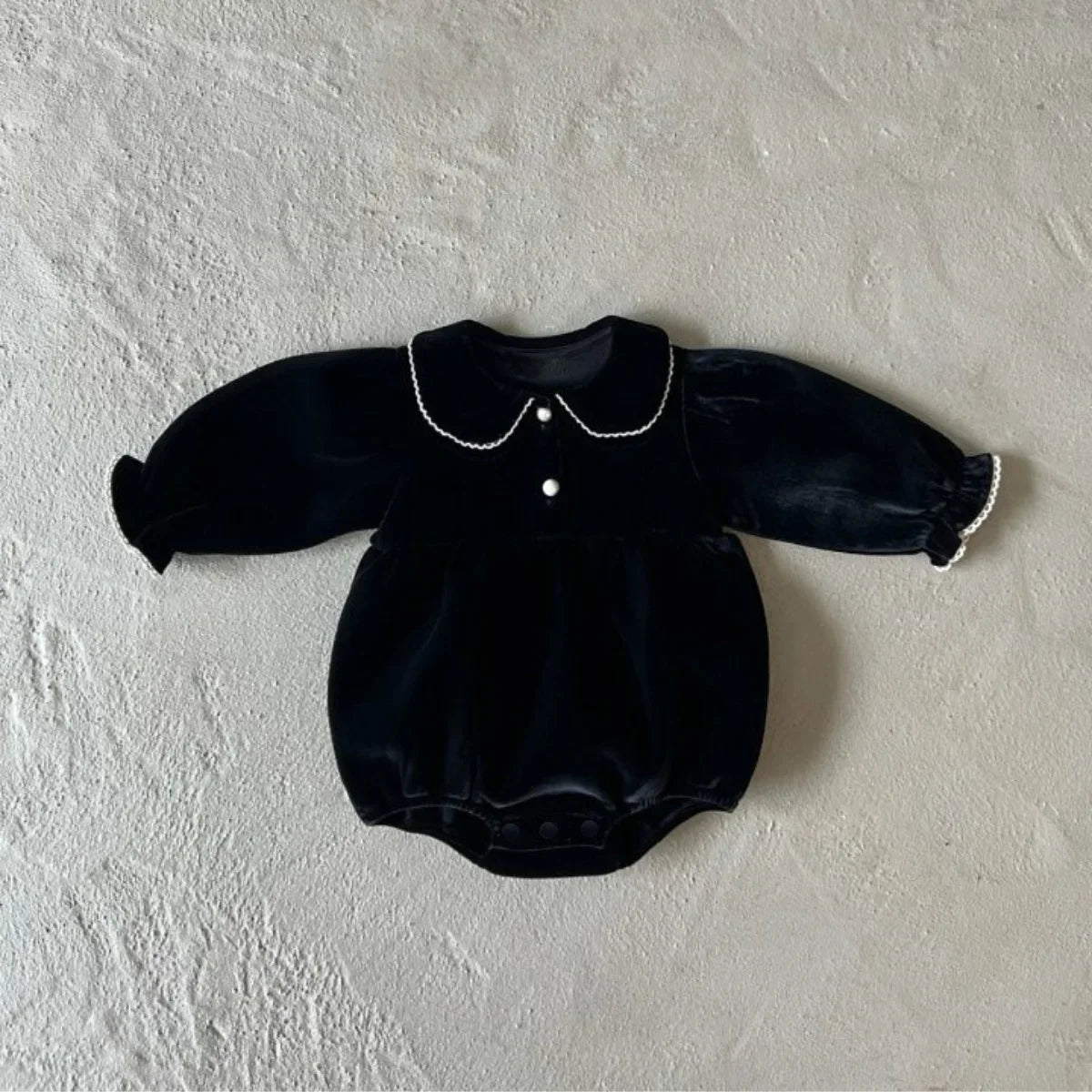 2025 Winter New Baby Girl Long Sleeve Warm Bodysuit + Cute Rabbit Hat 2pcs Set Toddler Girl Fleece Jumpsuit Infant Clothes