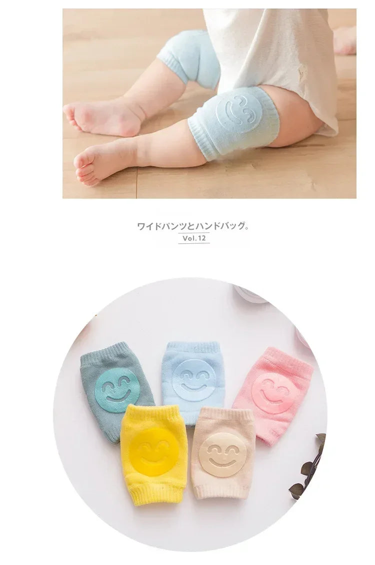 1/5 Pair Baby Knee Pads Non-slip Crawling Cushion Toddler Knee Protector Leg Warmers Infant Accessory Girls Boys Safety Kneepad