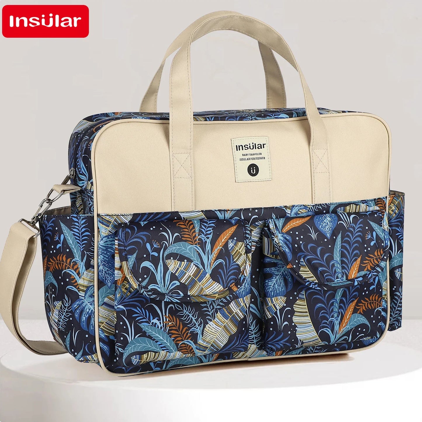 OutdoorsCartoon Waterproof Tote Fashion Mommy Bags Oxford Fabric Travel Women Handbag Shoulder Bag Large Capacity Diaper Bag