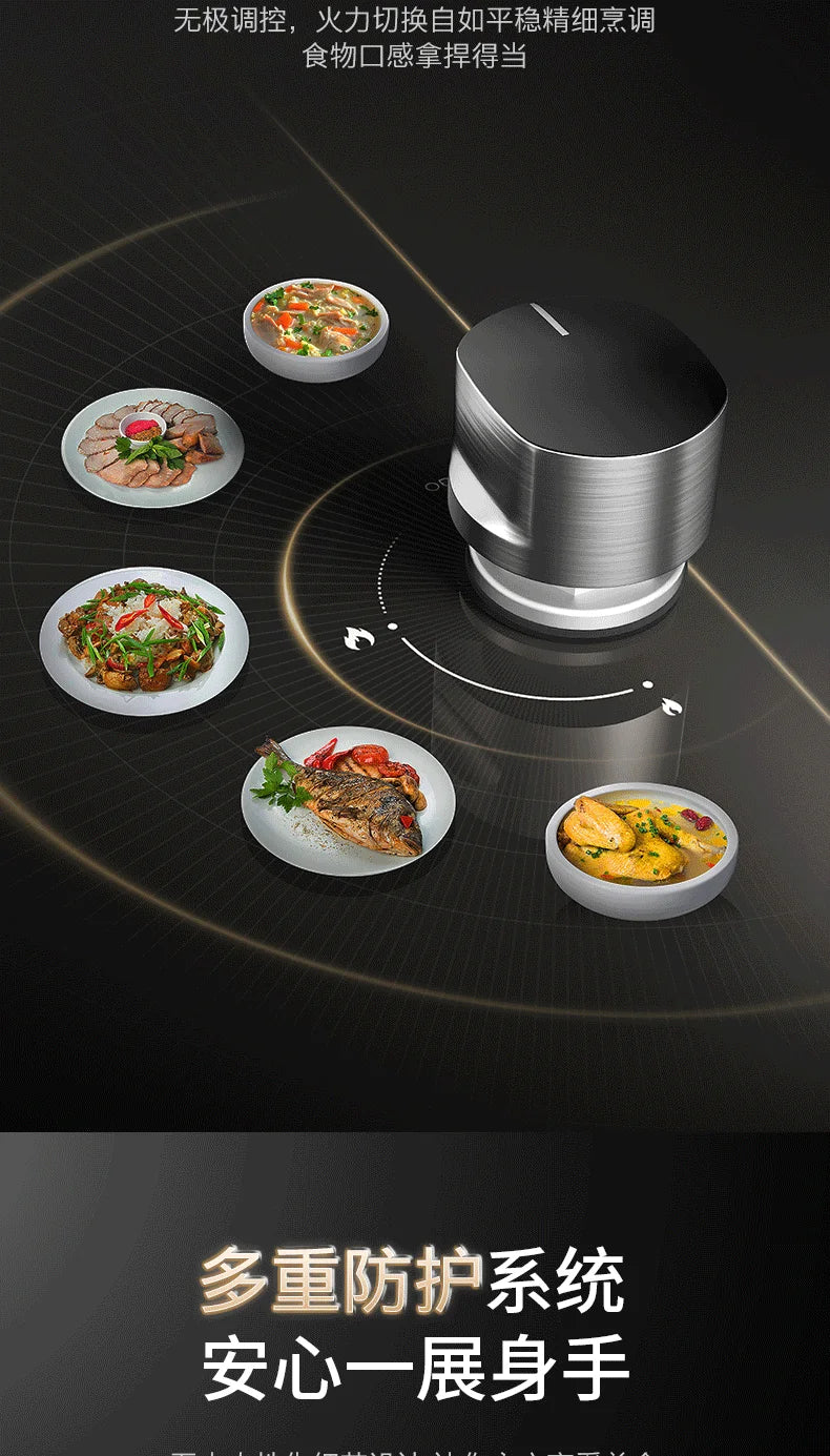 PESKOE Double Burner Gas Stove, 5.2KW High Power, Tabletop & Built-in for Natural Gas & Liquefied Gas Home Use