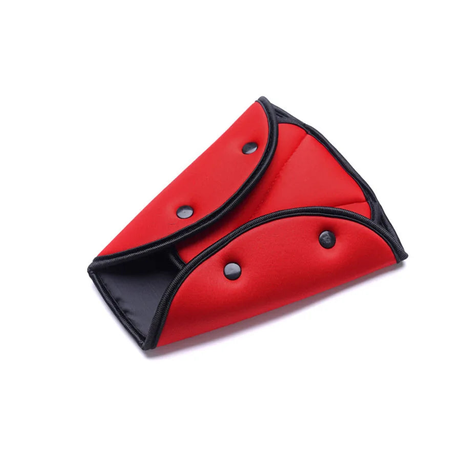 Seat Belt Adjuster for Kids Adults Adjuster for Kid Seat Belt Clips Safety Strap Triangle Positioner Car Seat Strap Pads Cover