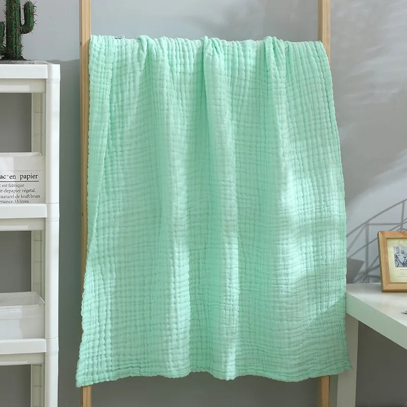 Baby BathTowel Boys Girls 100% Cotton Children Baby Towels Blanket For Newborn Bathrobe 6 Layers Gauze Washcloth Infant Swaddle