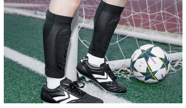 Anti-collision Soccer Football Shin Guard Adults Basketball Calf Support Compression Muscle Socks Running Leg Sleeve Warmer