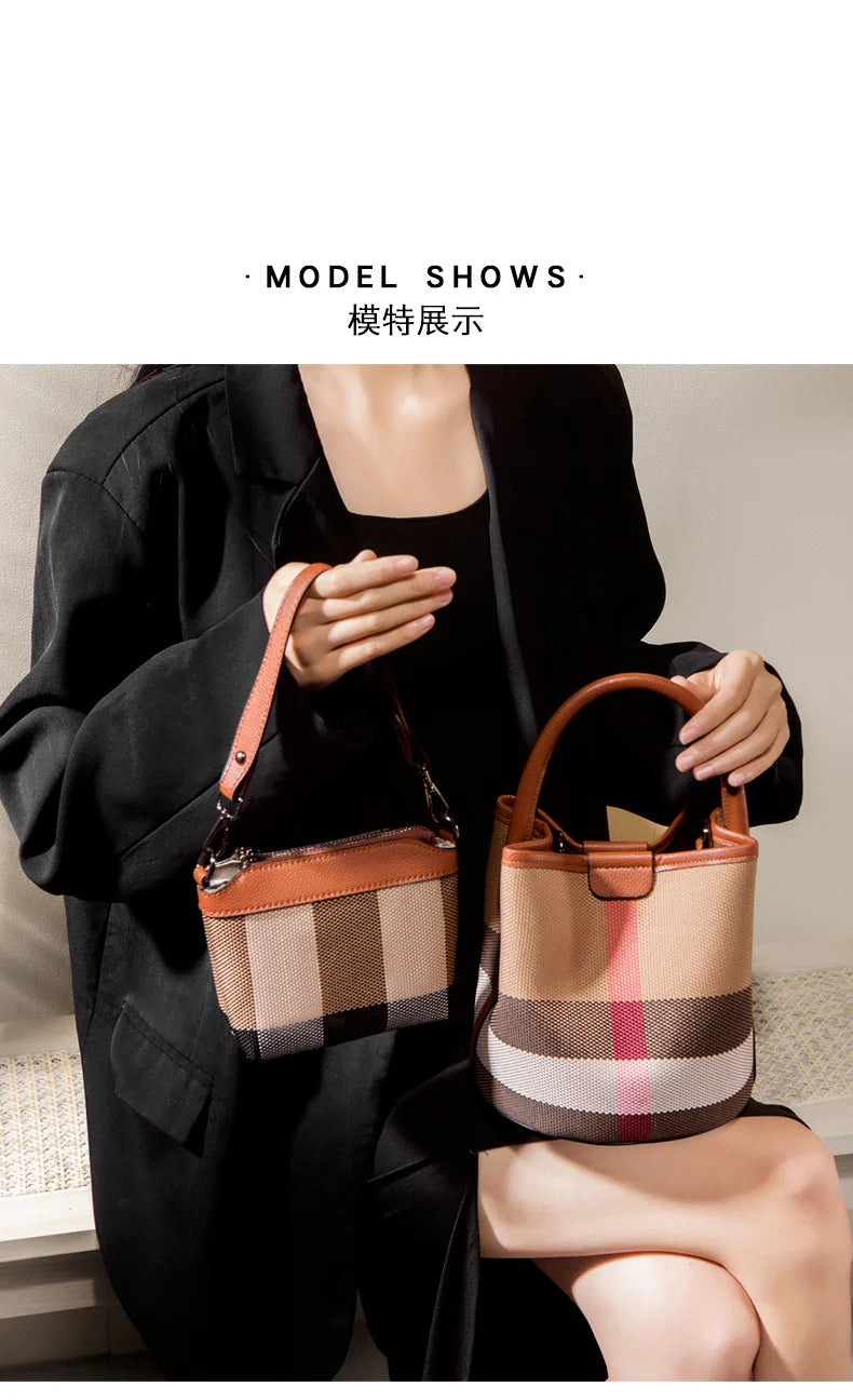Diaper Bag Minimalist High-End Business Commuter Leather Crossbody Handbag Women Original Textured Clutch Mini