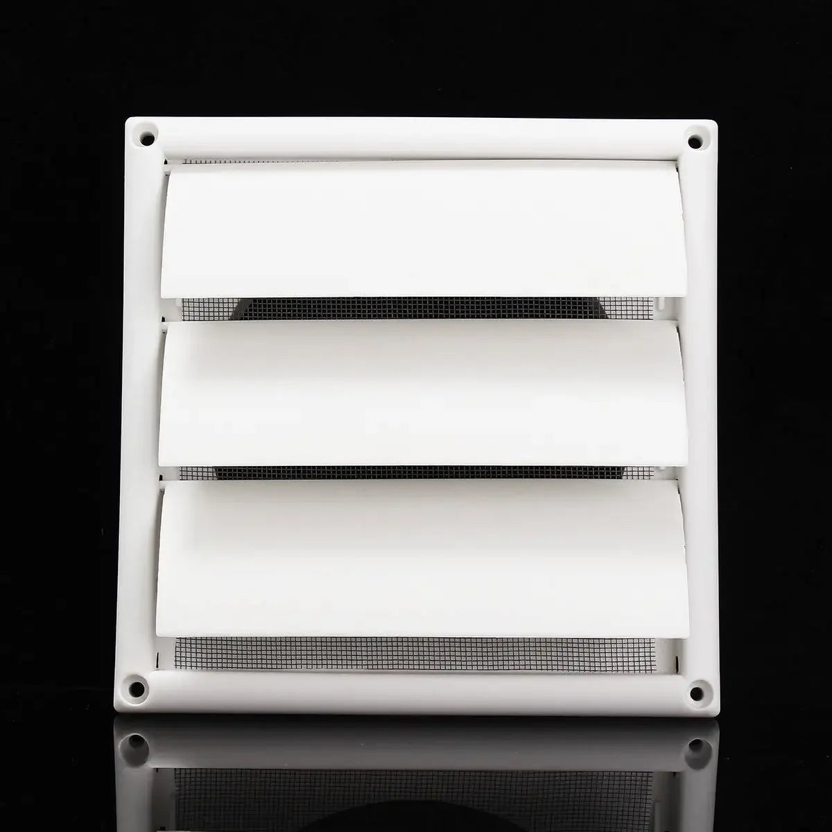 6 inch Air Vent Grille Ventilation Cover 200x200x40mm Plastic White Wall Grilles Duct Heating Cooling Vents For Kitchen Bathroom