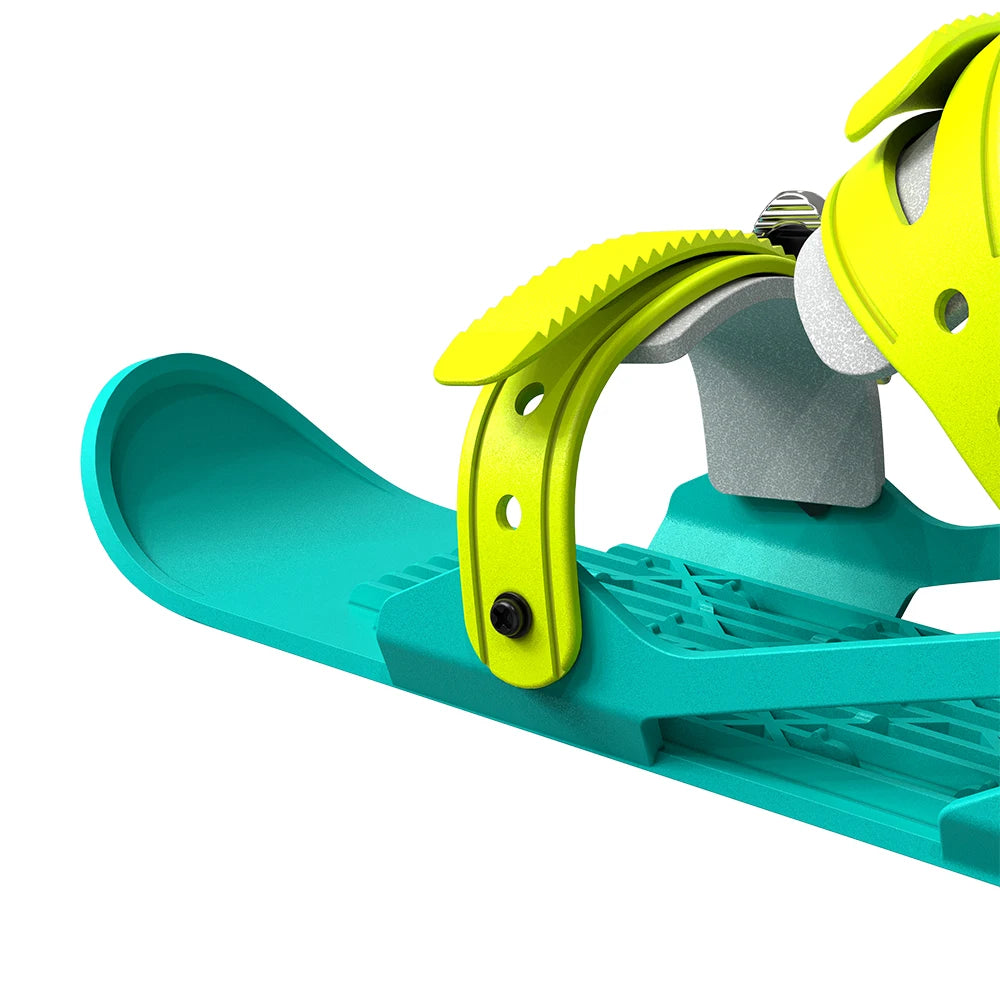 Children's Mini Short Ski Skates Snowboard Adjuatable Adults Short Snow Skateboard Boots Skiboards Portable for Winter Outdoor