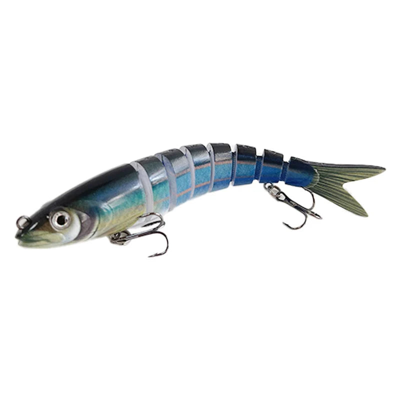 Fishing Lure Multi-Joint Fish Fishing Kit Slow Sinking Realistic Hard Lure Swimbait Freshwater and Saltwater for Bass Trout Lure