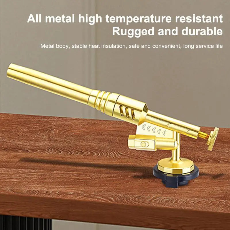 Butane Torch Extended Copper Tube 1300℃ BBQ Flame Gun Copper Aluminum Soldering Tool Liquefied Propane Gas Torch