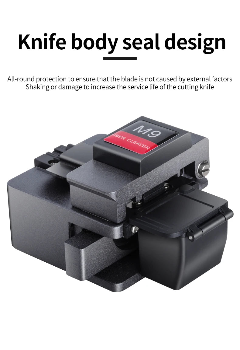 Fiber cleaver M9 Cable Cutting Knife FTTT Fiber Optic Knife Tools cutter High Precision Cleavers 16 surface blade