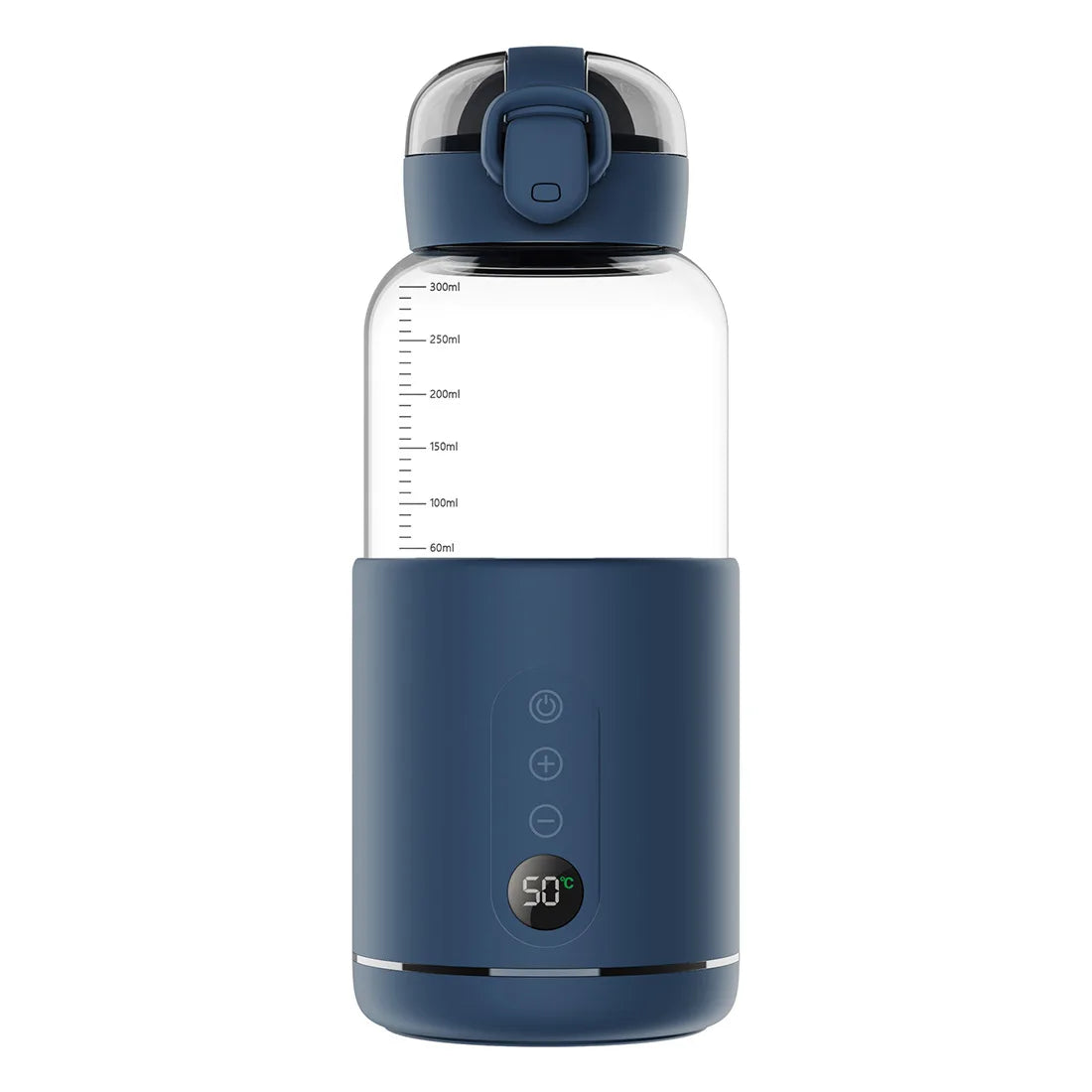 Portable Bottle Warmers For Baby Milk USB Rechargeable 37-55℃ Temperature Control Wireless Electric Baby Bottle Heater On-the-go