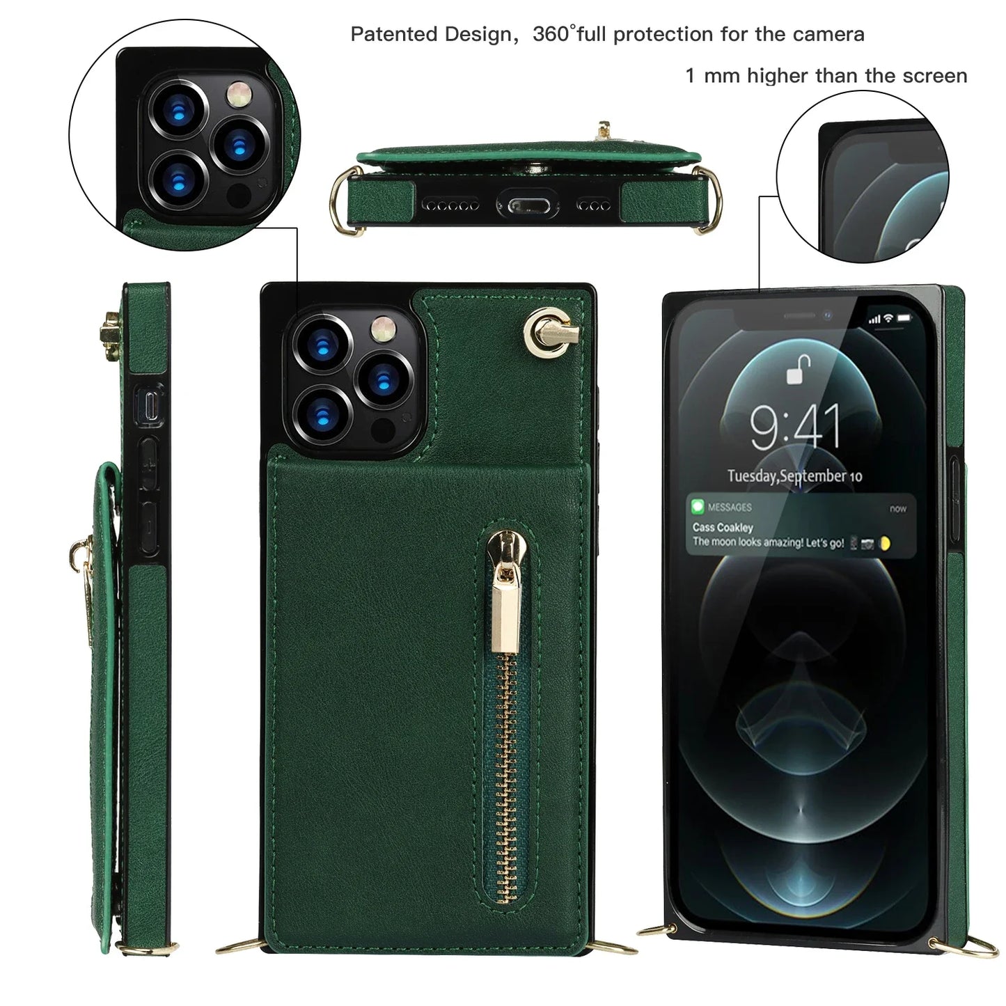 Crossbody Wallet for Huawei Mate 40 Pro 30 20 Lite P40 P30 Pro Plus Case with Card Holder Lanyard Strap Leather ZYXKZJLL