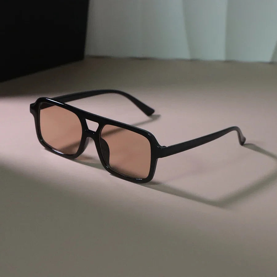 Classic Rectangle Sunglasses Women Men Fashion Vintage Sun Glasses Female Male Designer Casual Travel Shades Oculos De Sol