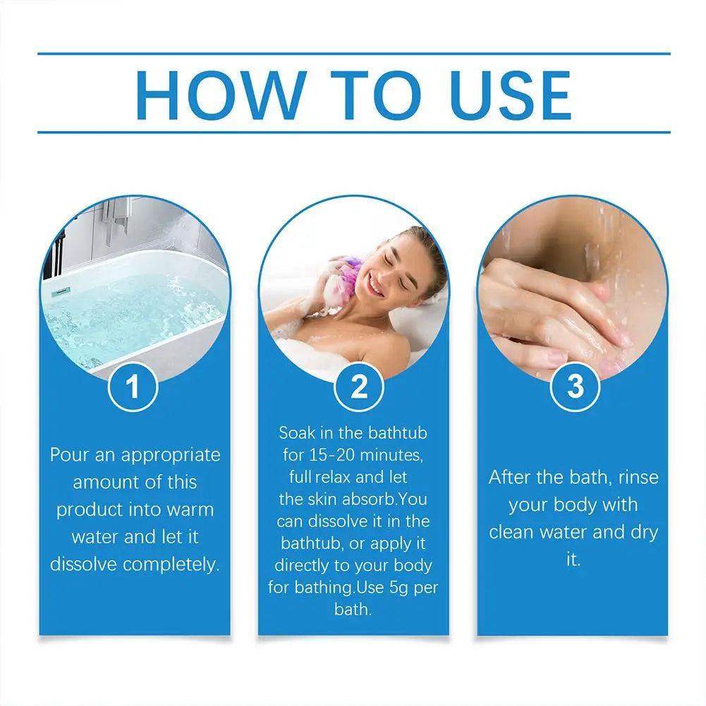 1/2/3/4/5/6/8/10PCS*30g Natural Epsom Salt Body Bath Salt Gentle Exfoliating Dead Skin Remover Deep Moisturizing Care
