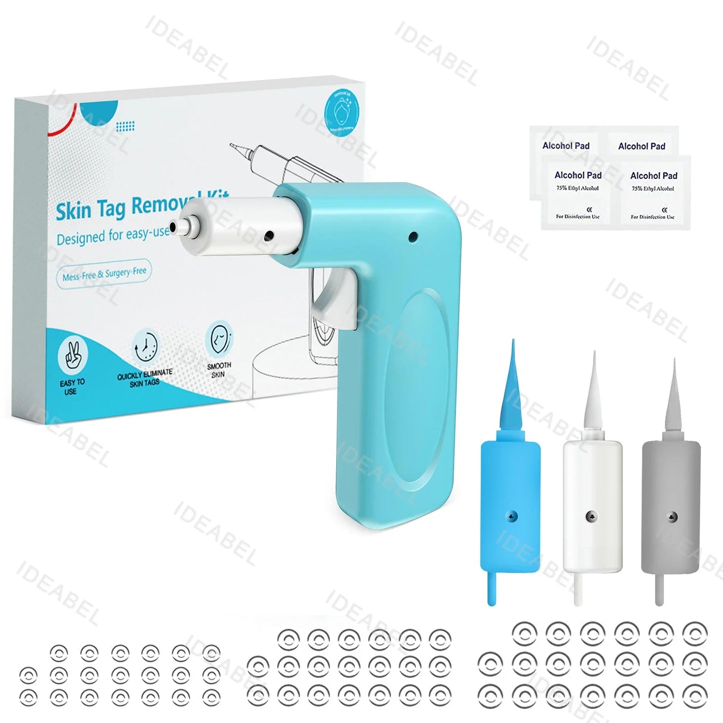 3 IN 1 Auto Micro Skin Tag Remover Device Standard And Micro Skin Tag Removal Kit Adult Mole Wart Remover Face Care Beauty Tools