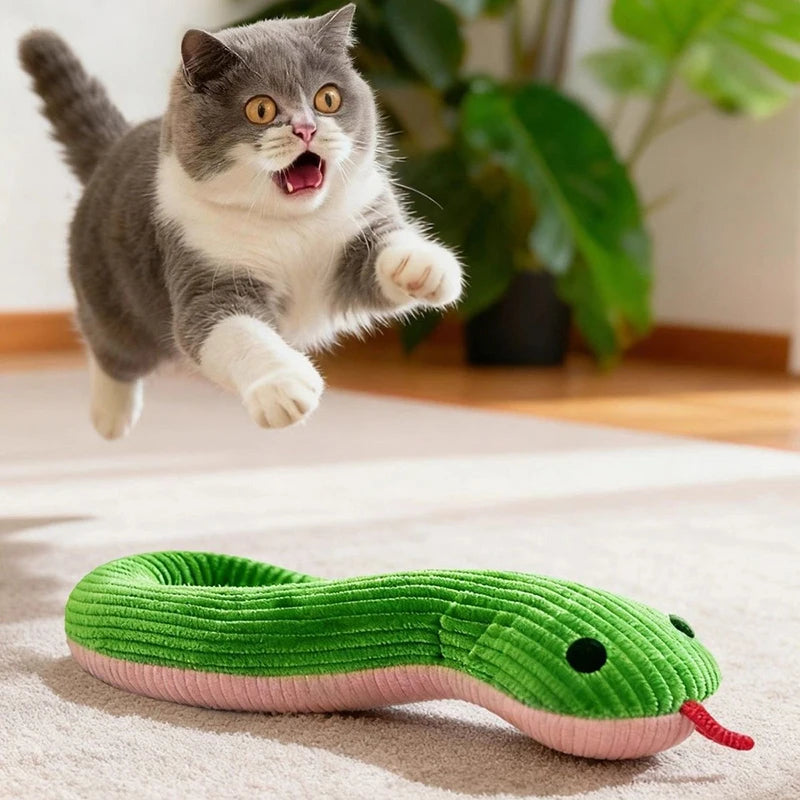 Hot Sale Dog Toy Snake Interactive Toy Kitten Kick Toy Interactive Pet Toy for Indoor Cats 16.5 Inches Pet Supplies
