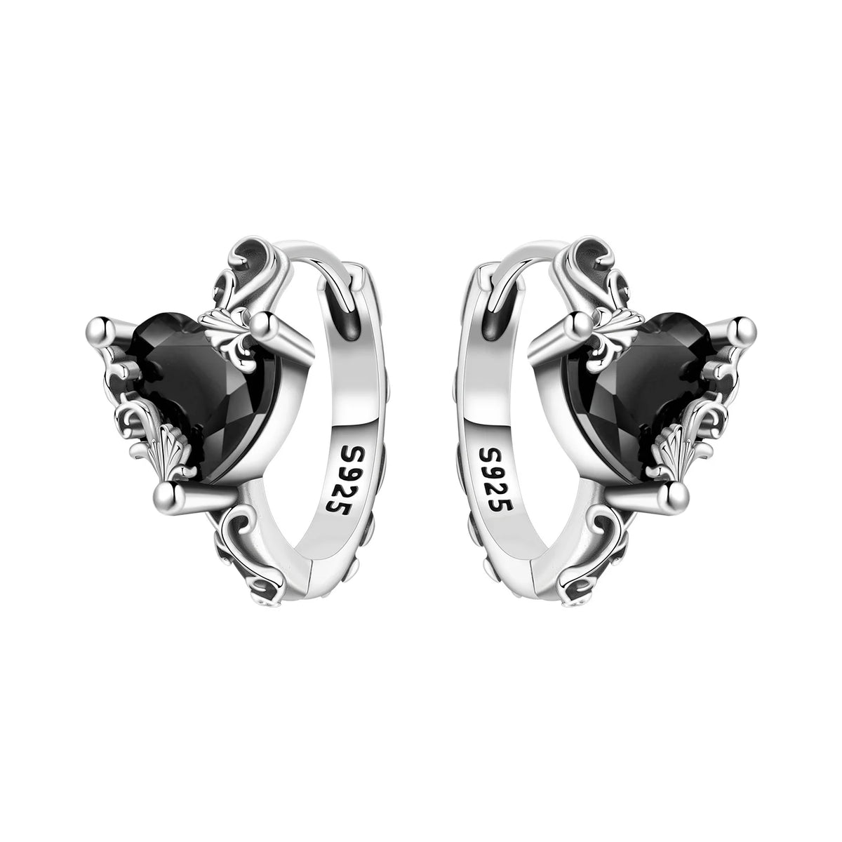 925 Sterling Silver Needle Iris Flower Hoop Earrings for Women Original Elegant Versatile Jewelry Birthday Party Fine Gift 2026