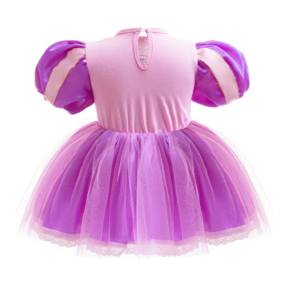 Fairy Todder Baby Girl Alice Rapunzel Moana Belle Mermaid Sofia Princess Romper Halloween Newborn Birthday Party Onesie Jumpsuit