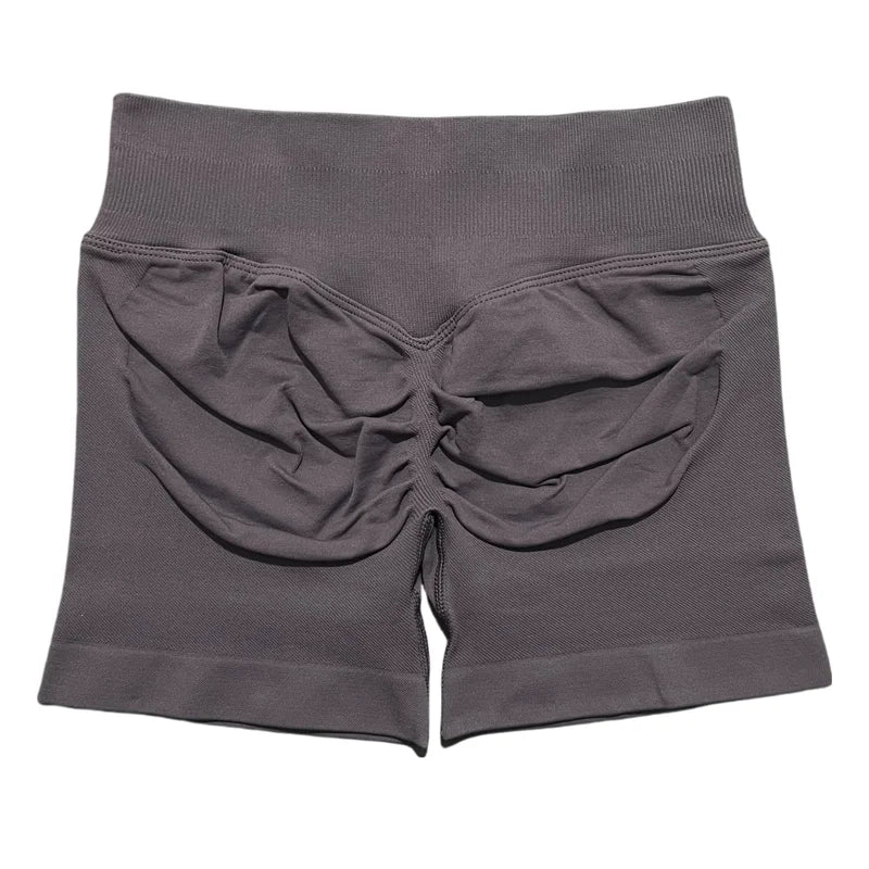 HISTELLO Sports Shorts 4.5‘’ High Waist Women Yoga Workout Shorts Seamless Leggings Stretch Fitness Sweatpants Gym Short