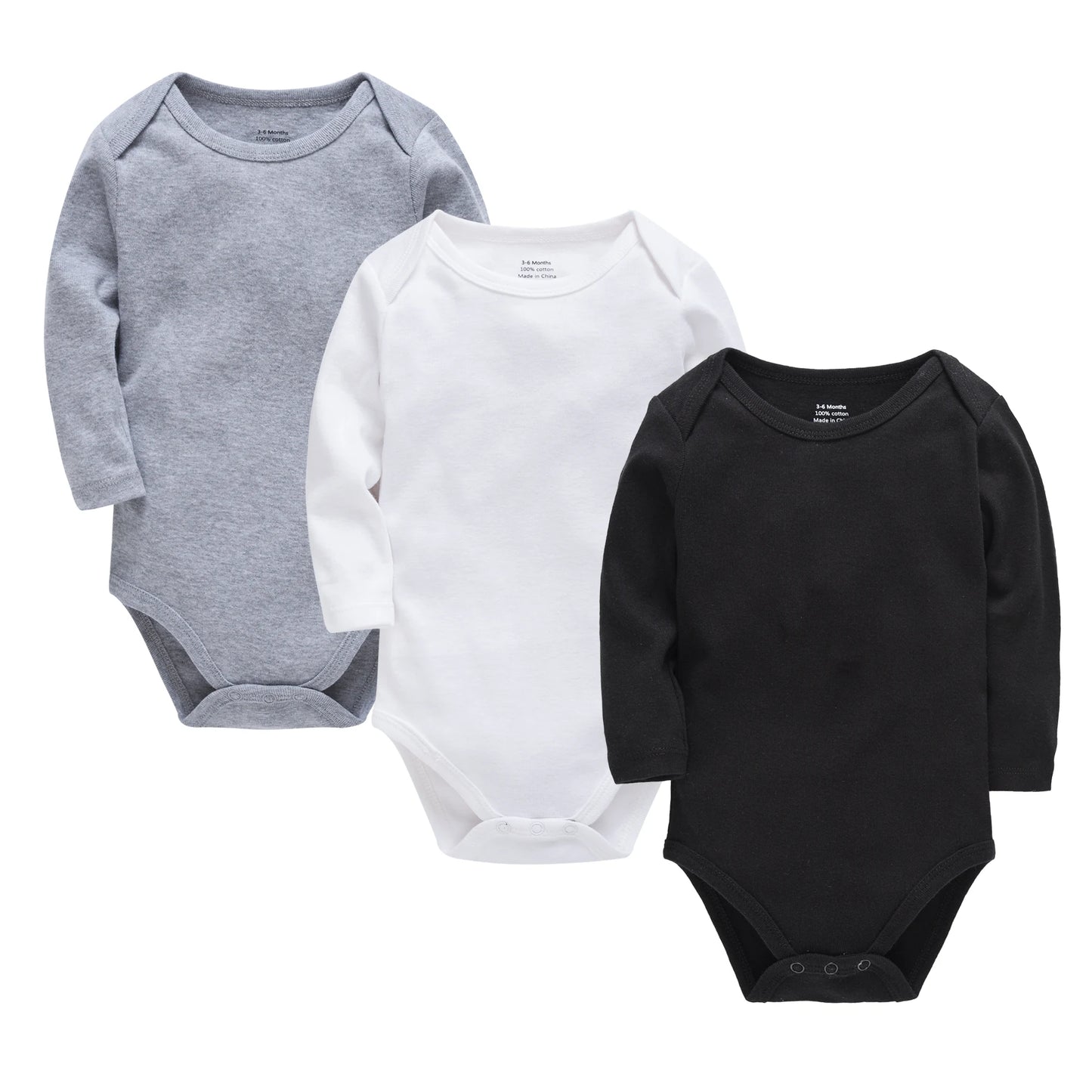 Honeyzone 3PCS/Sets Red Unisex Baby Bodysuit Loungewear Soft Long Sleeve Cotton One-Piece Jumpsuit Newborns Baby Clothing Babies