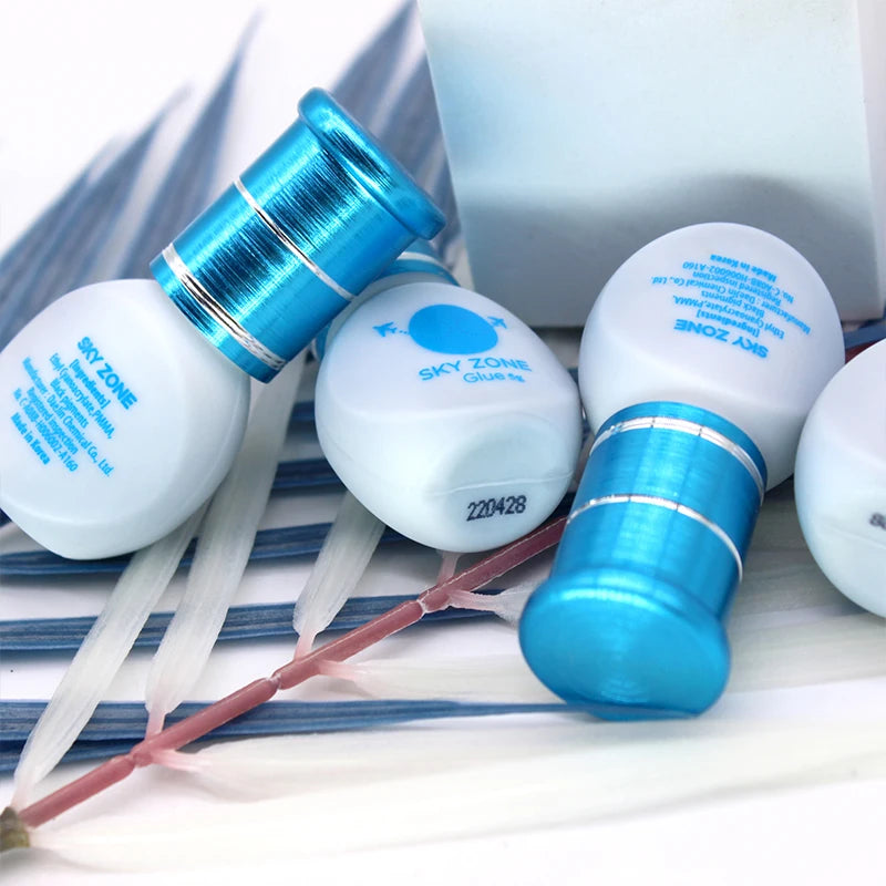 Sky Zone Eyelash Extensions Glue 5g Professional Korea Sky False Lash Glue with Sealed Bag Makeup Tools Shop Supplies