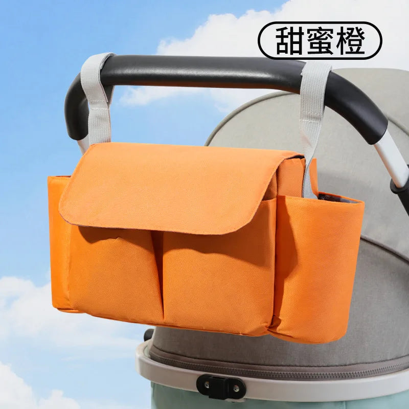 Baby Stroller Hanging Bag Accessories, Large Capacity Stroller Storage Bag, Shoulder Bag, Mother and Baby Bag, Diaper Bag Gifts