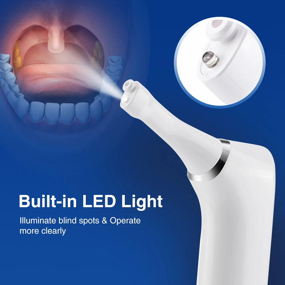 Tonsil Stone Remover Tool Electric Vacuum Tonsil Stone Removal Kit LED Light & 3-Level Suction Tonsil Cleaner Anti Bad Breath