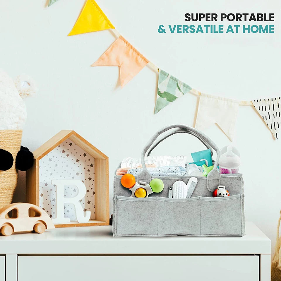 Baby Storage Bag Large Capacity Scientific Division Of Labor Lightweight And Convenient To Carry Stroller Accessories